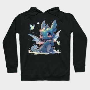 Colourful scaled dragon! Hoodie
